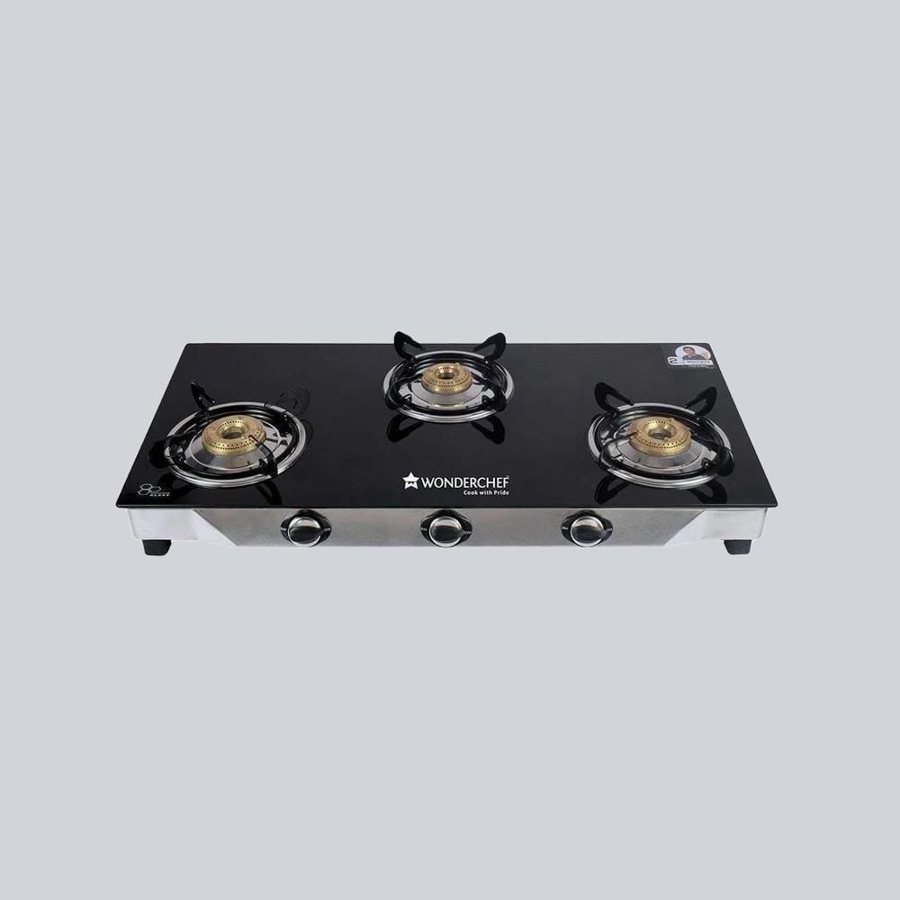 Wonderchef 3 clearance burner gas stove