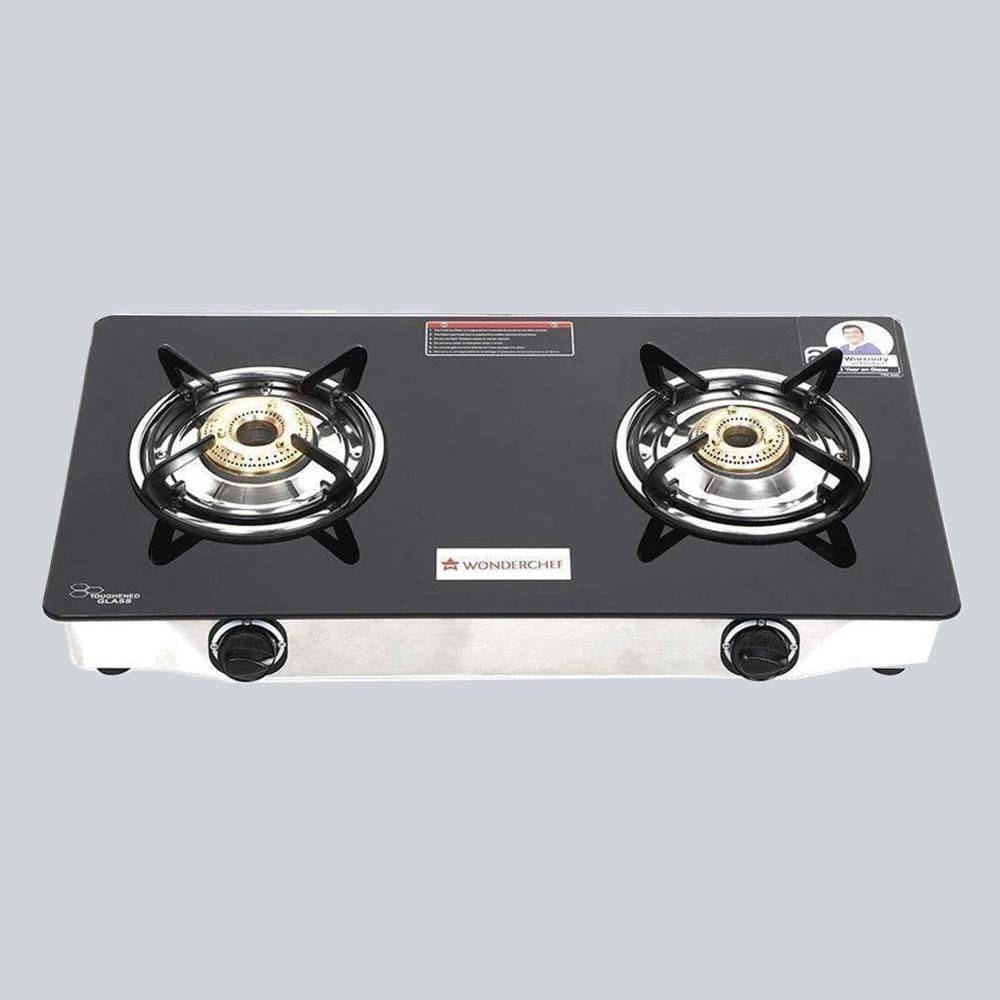 wonderchef gas stove 2 burner